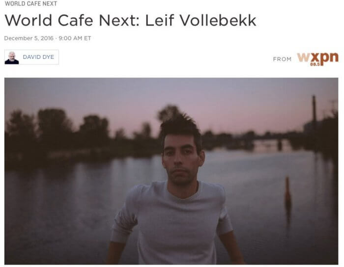 World Cafe Next Leif